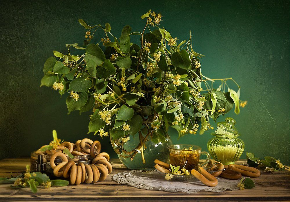 Липовый чай с баранками