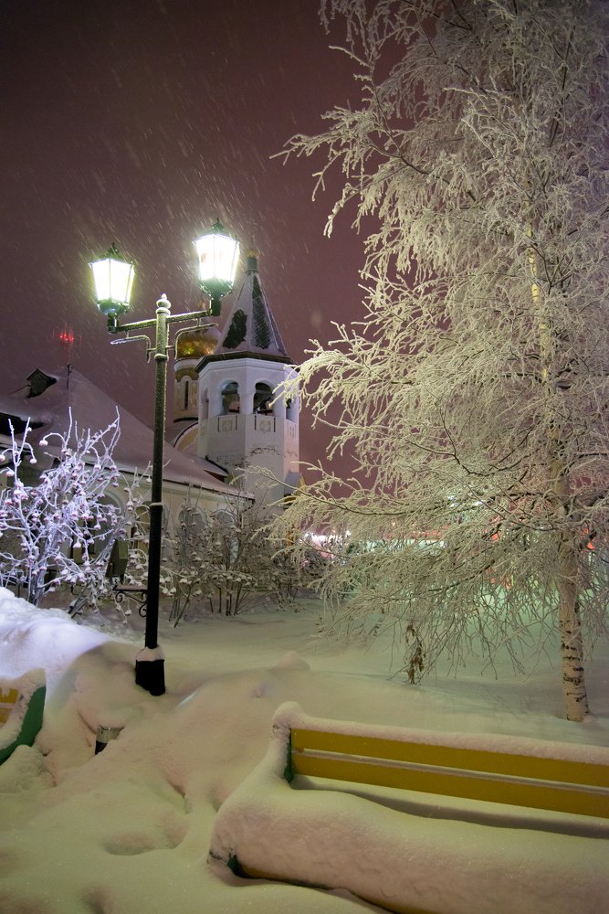 Возле храма