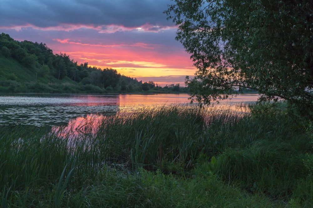 Вечер у озера