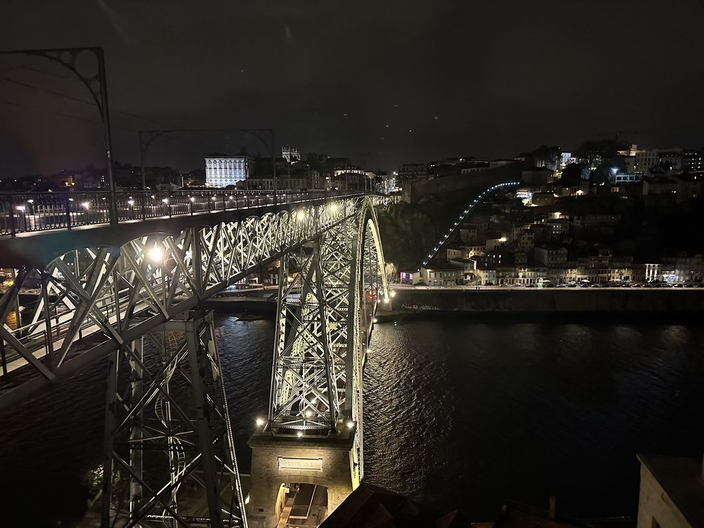 Ночная магия мостов .