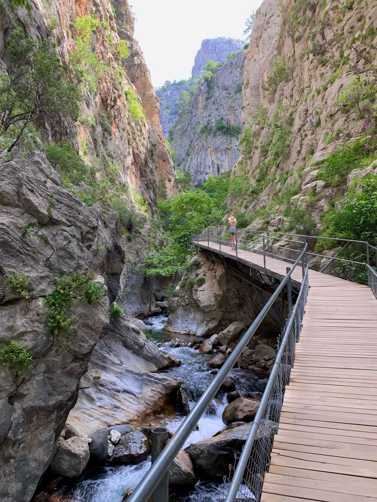 Мост в каньоне Сападере