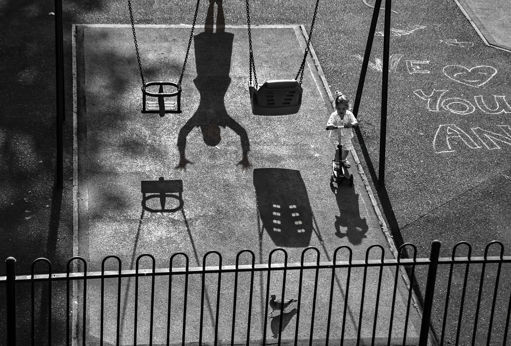 playing with shadows