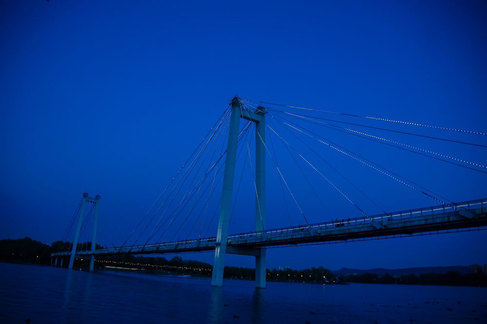 Вантовый мост Красноярска