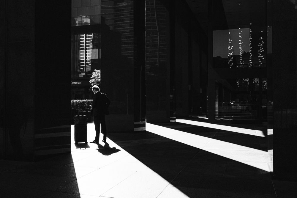 Middle of the  light