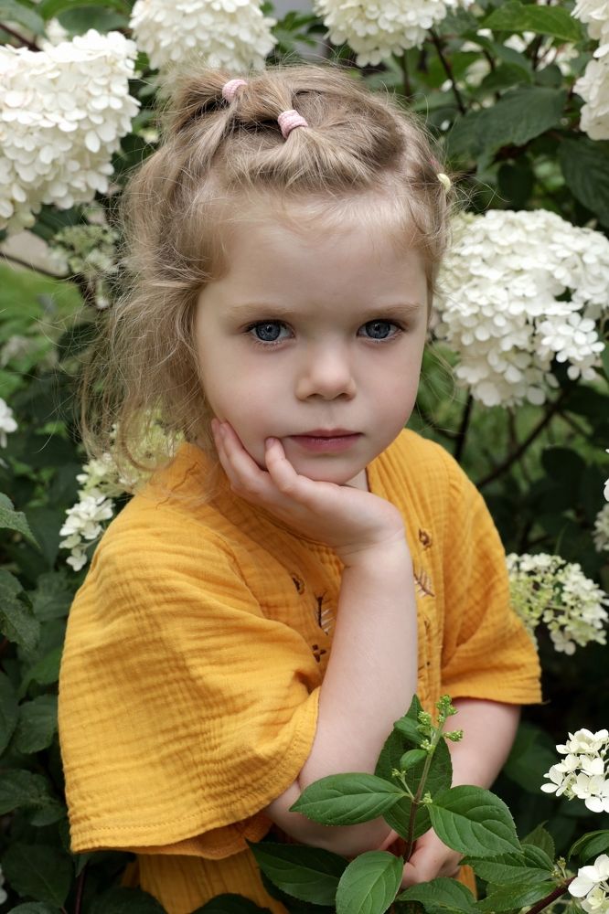 Еся и гортензии (Esia and hydrangeas)