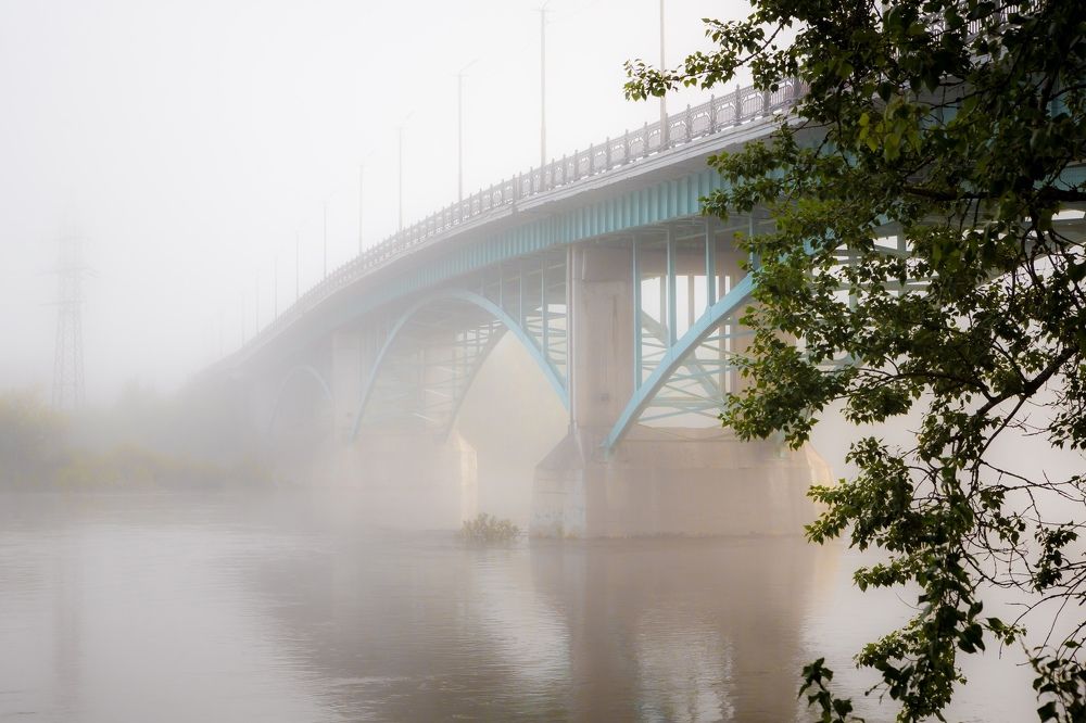 Утренний туман на Чусовой. Август