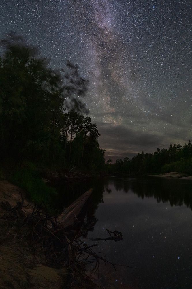 Dreams of the taiga river