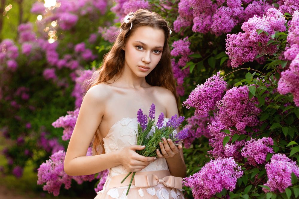 Задумчивый взгляд.