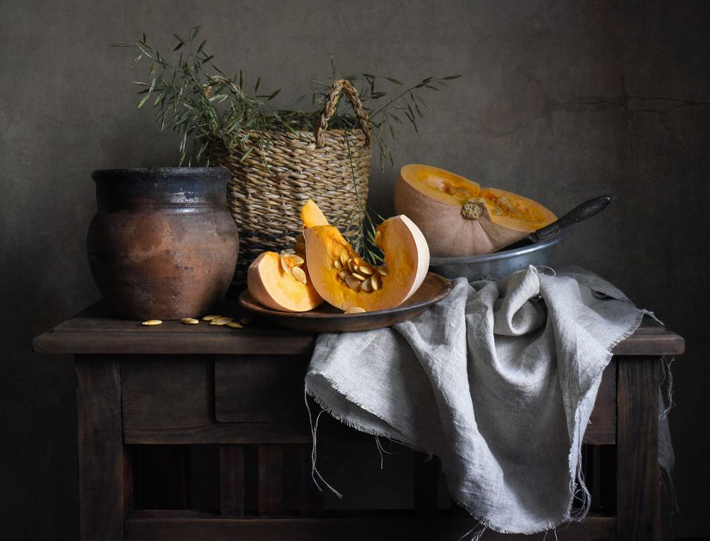 Натюрморт с тыквой