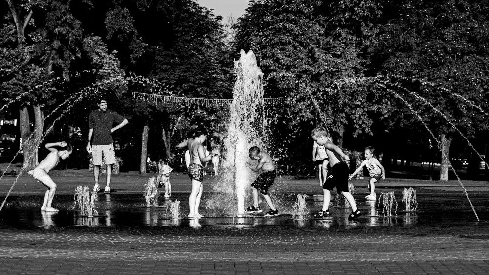 Жаркое лето в городе