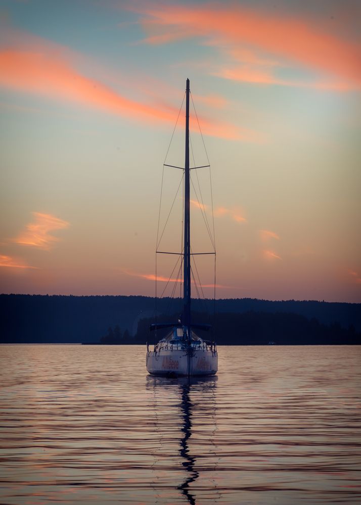 Закат на Каме