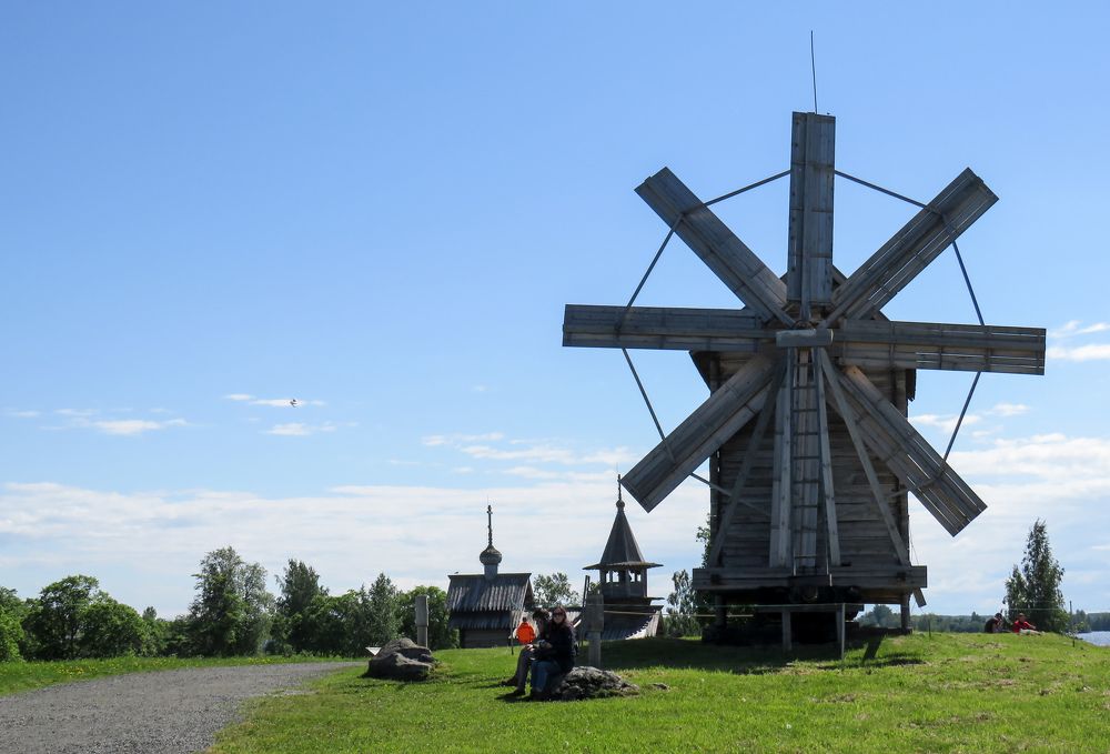 Mill on Kizhi Island