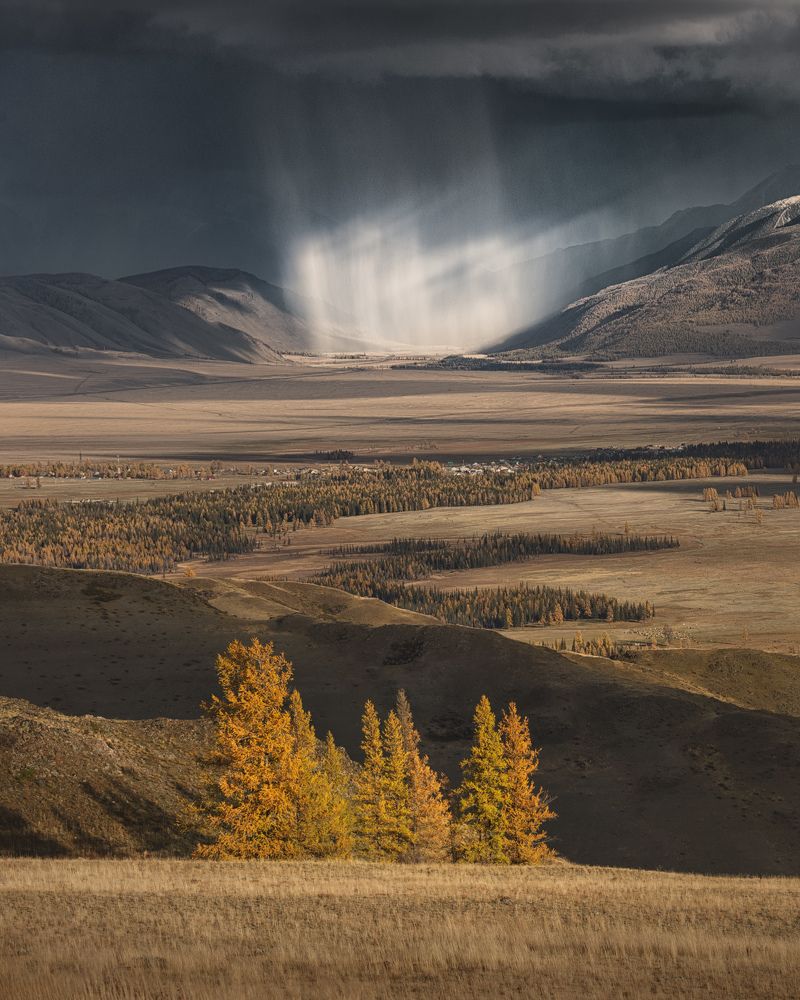 В Курае опять идут дожди
