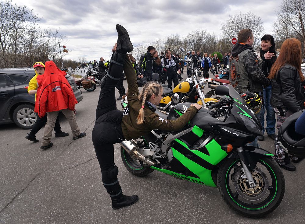 Разминка перед стартом.