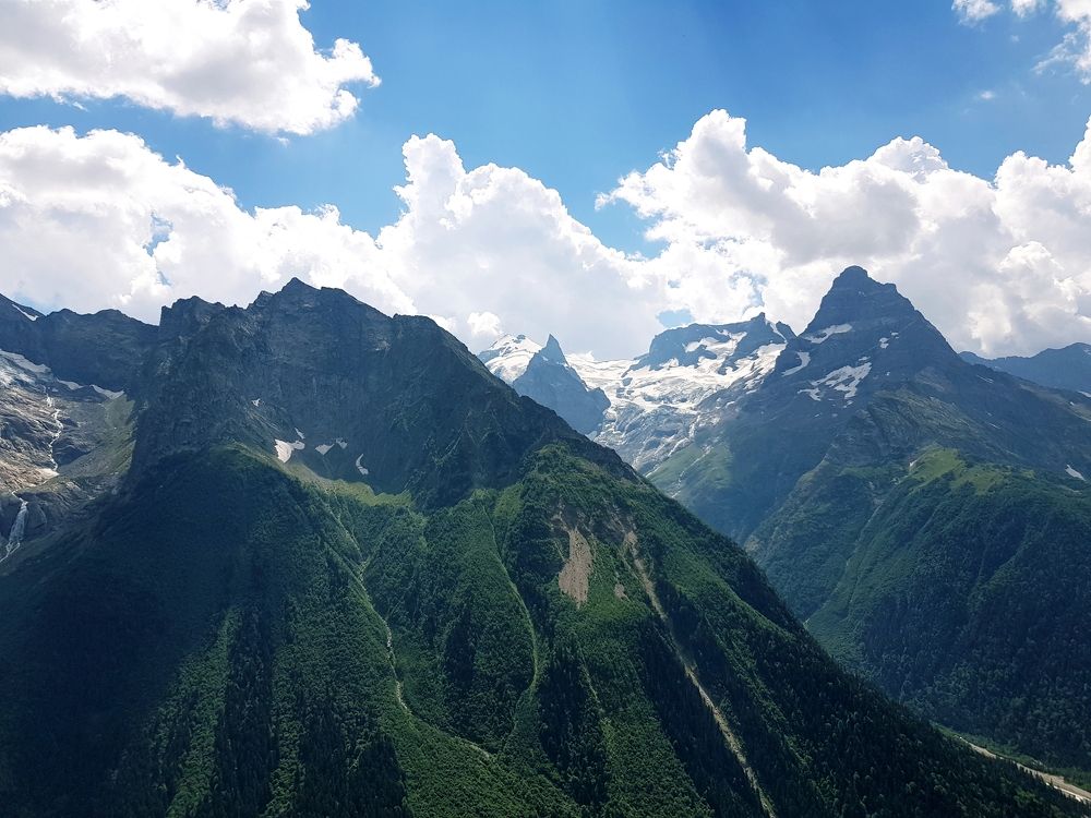 Кавказ. Домбай.