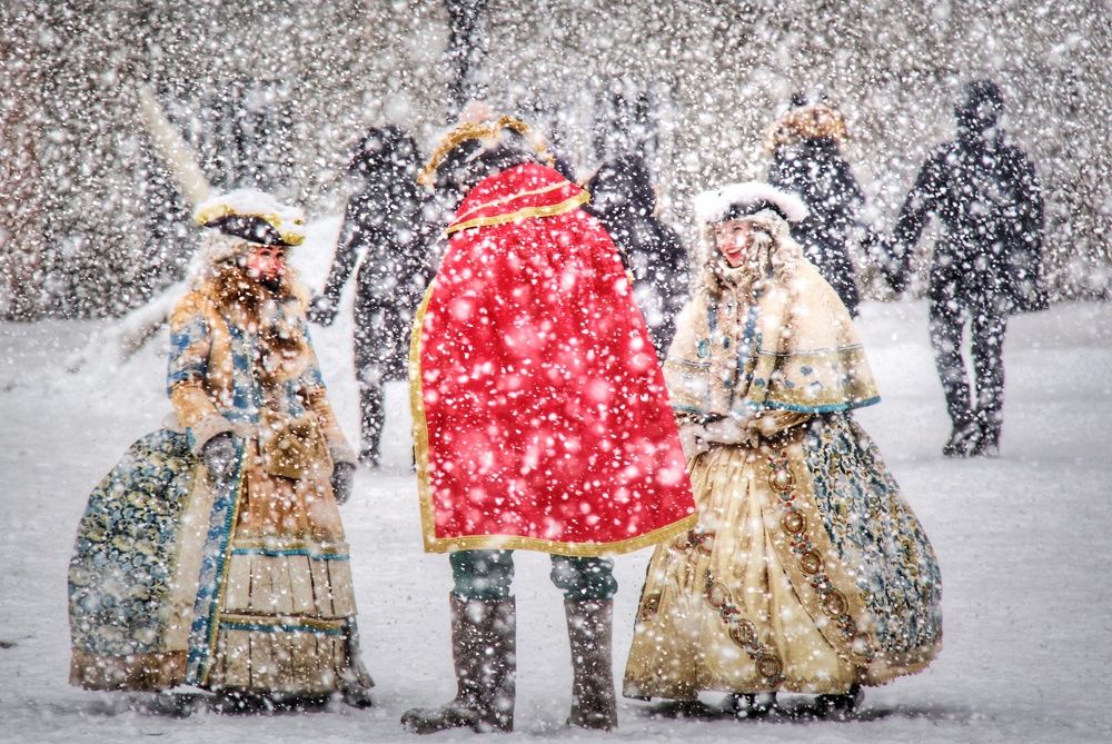 Когда снегопад не помеха!