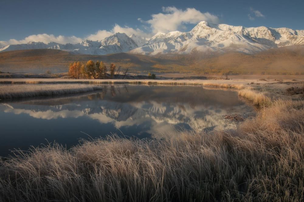 Утро на озере Джангысколь