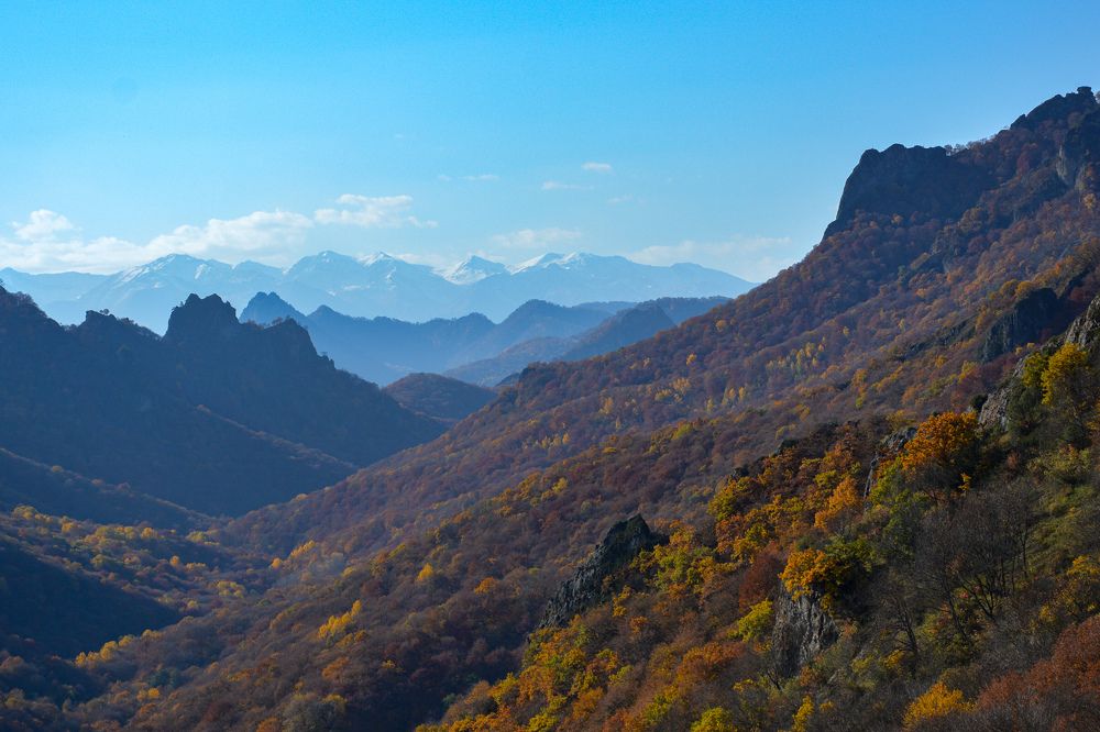 Осеннее одеяние гор