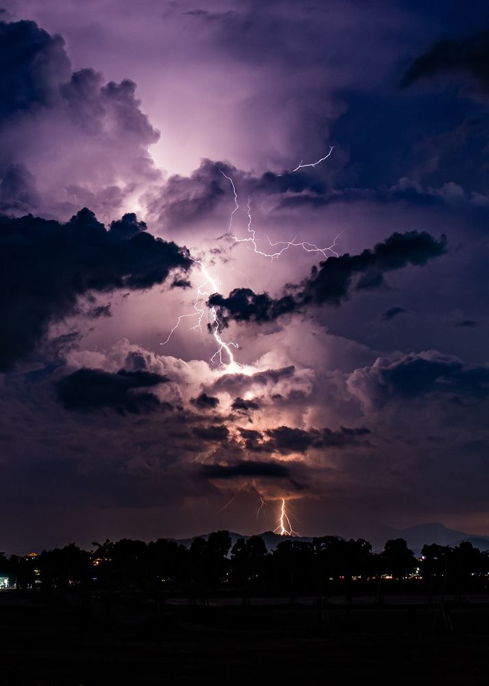 Thunderstorms in Vietnam