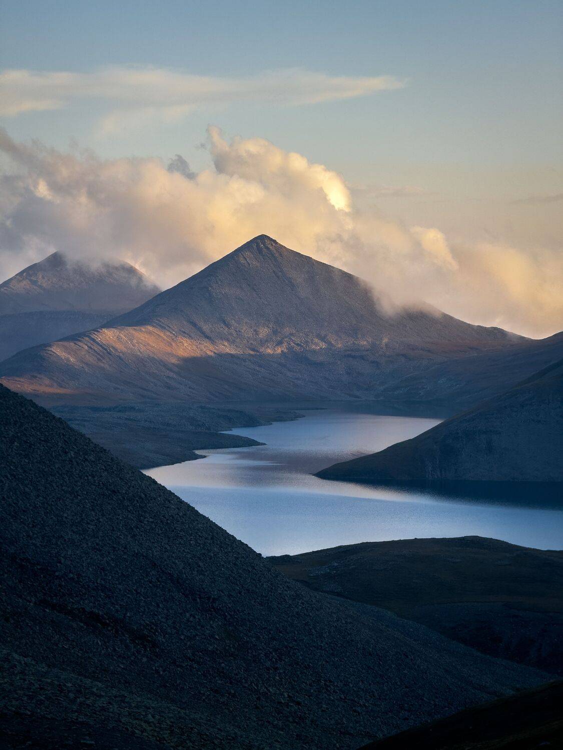 Кельское плато на закате.