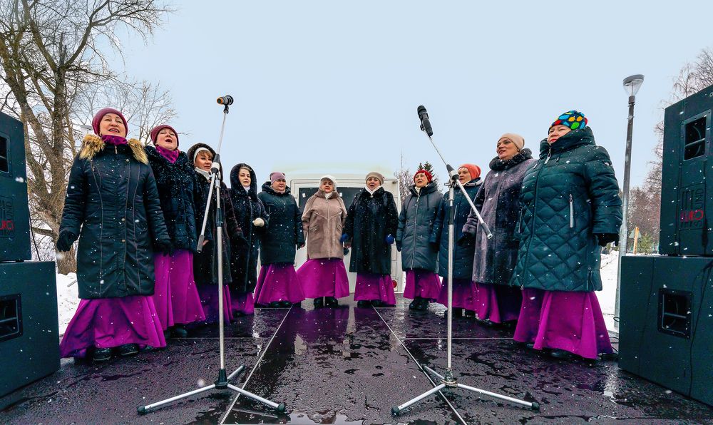 Праздничный день в городе.