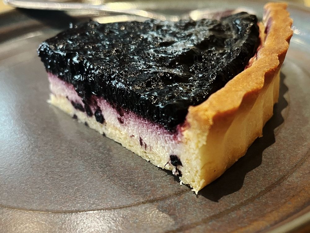 Черничный пирог