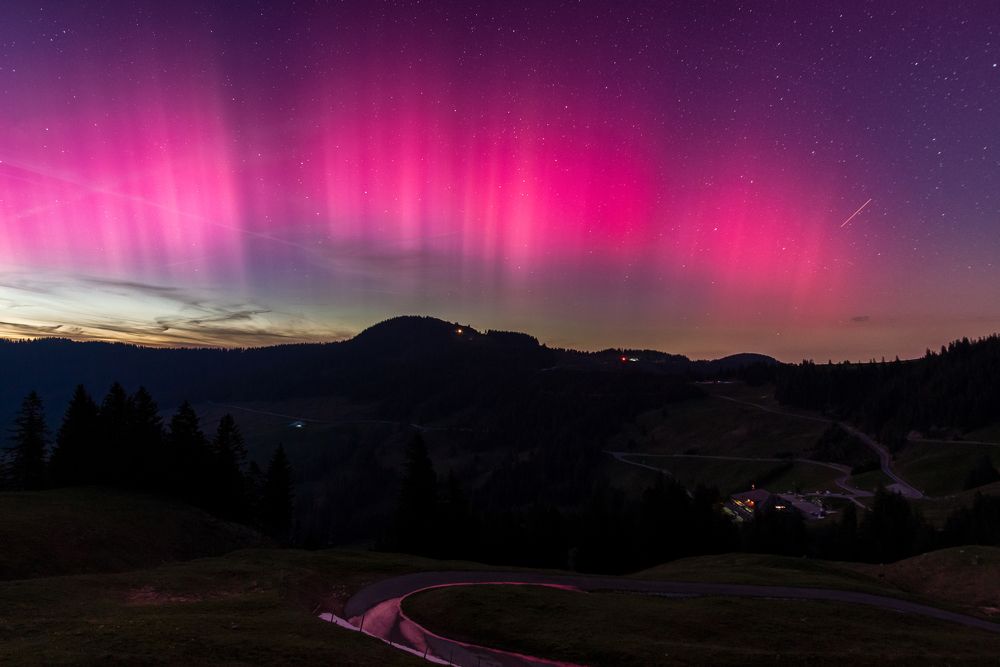 Aurora Borealis in Switzerland