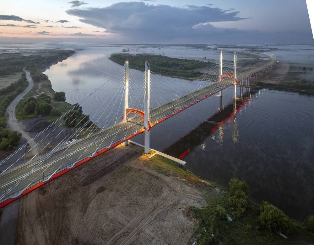 Муромский мост. От заката до рассвета