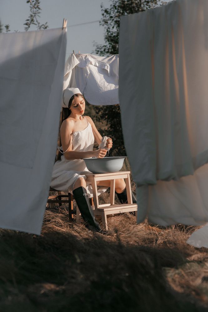 Деревенская стирка