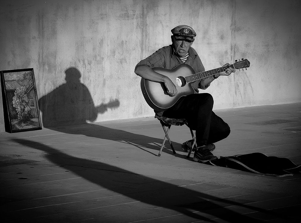 Вечернее соло художника.