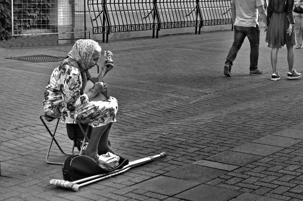 На Старом Арбате.