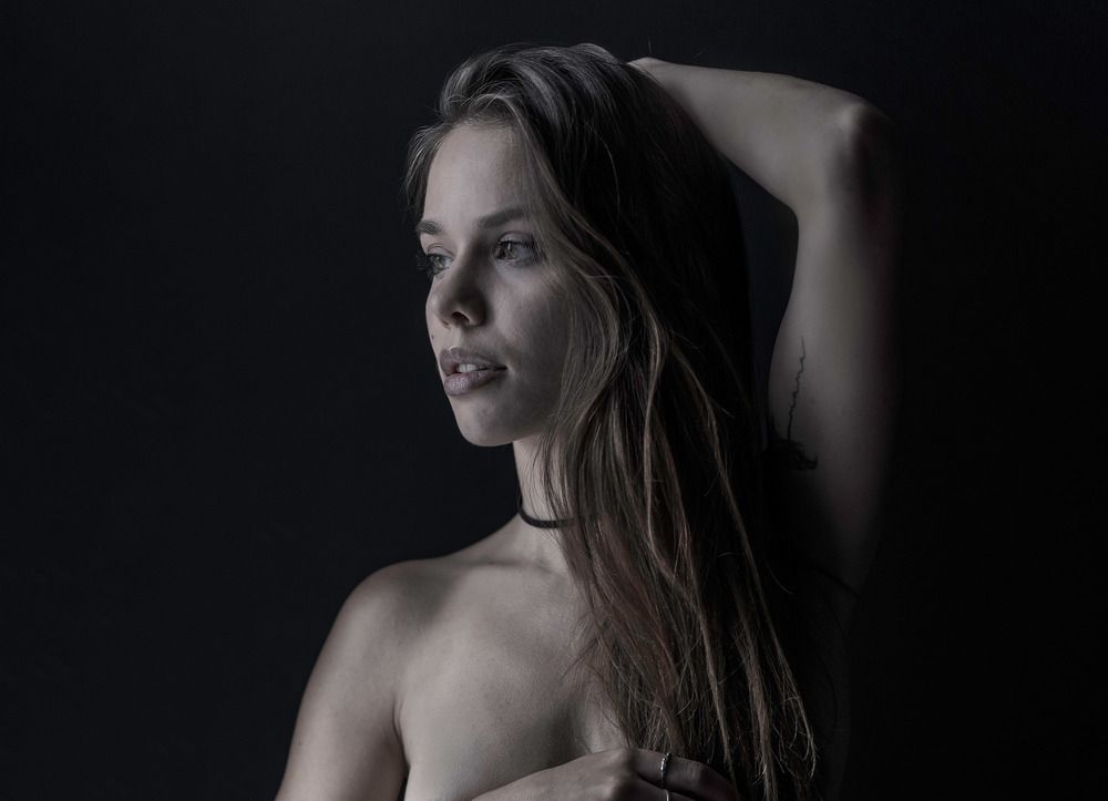 The girl in the light.