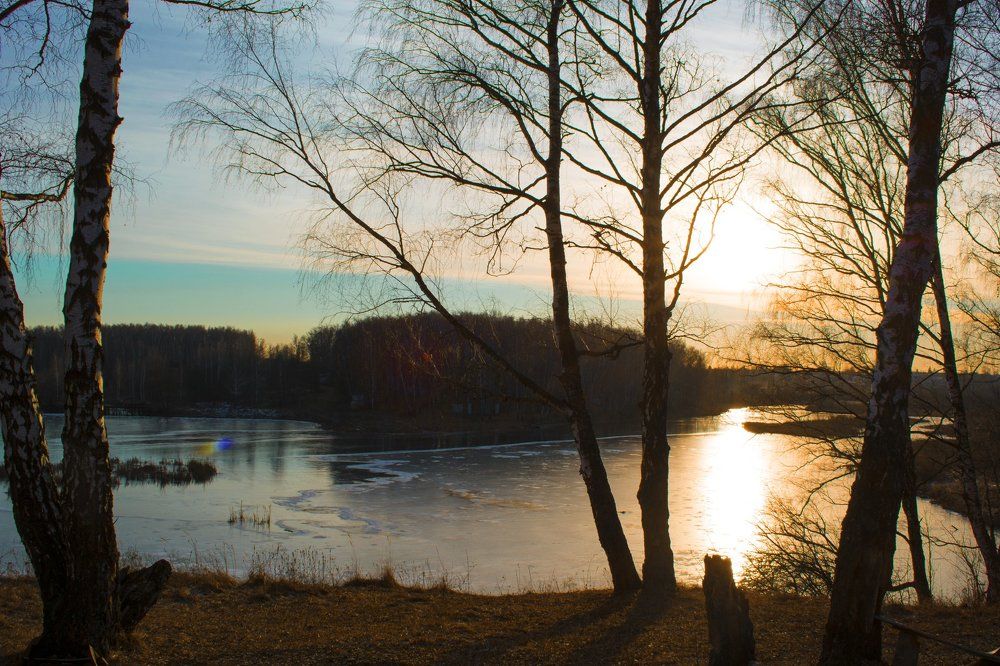 зимний закат