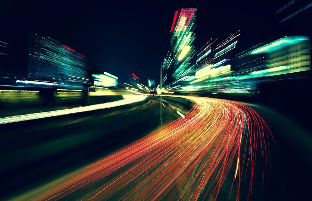 На скорости