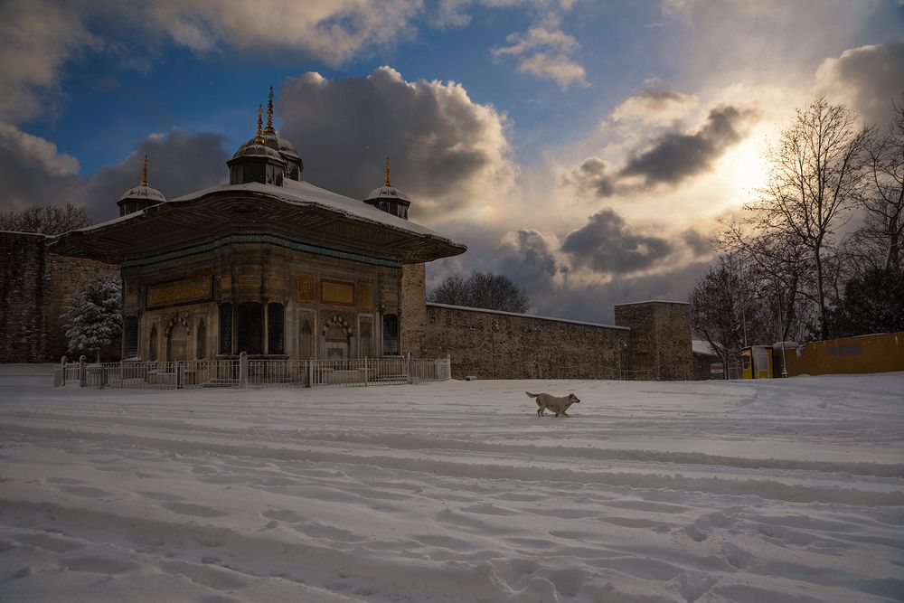 the winter at istanbul