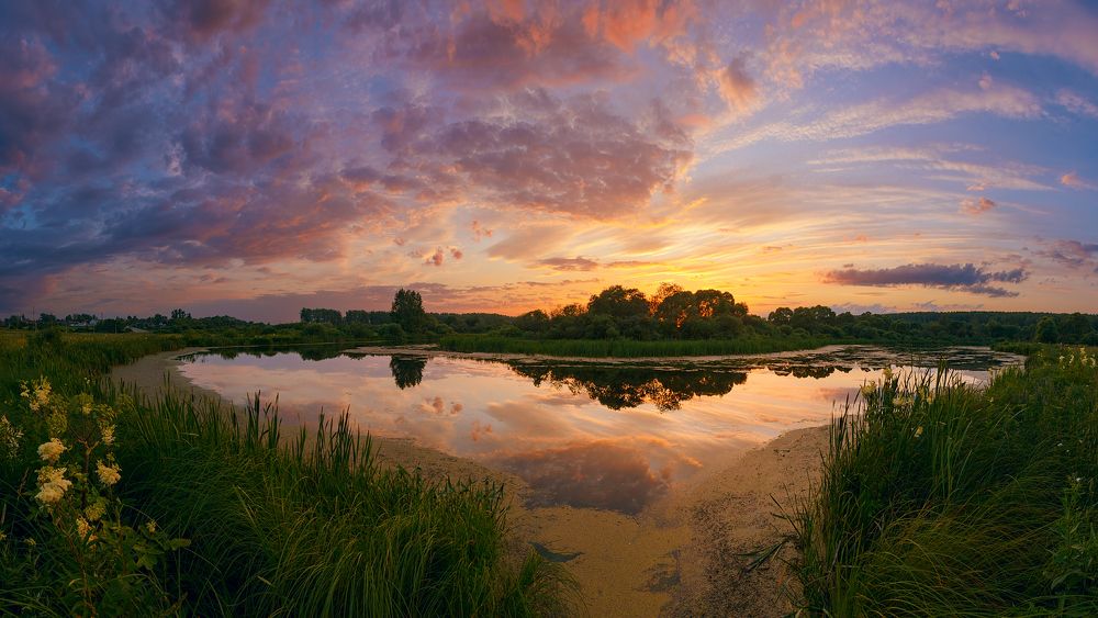 Закат на Осетре