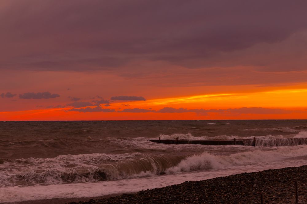 Закат на Чёрном море
