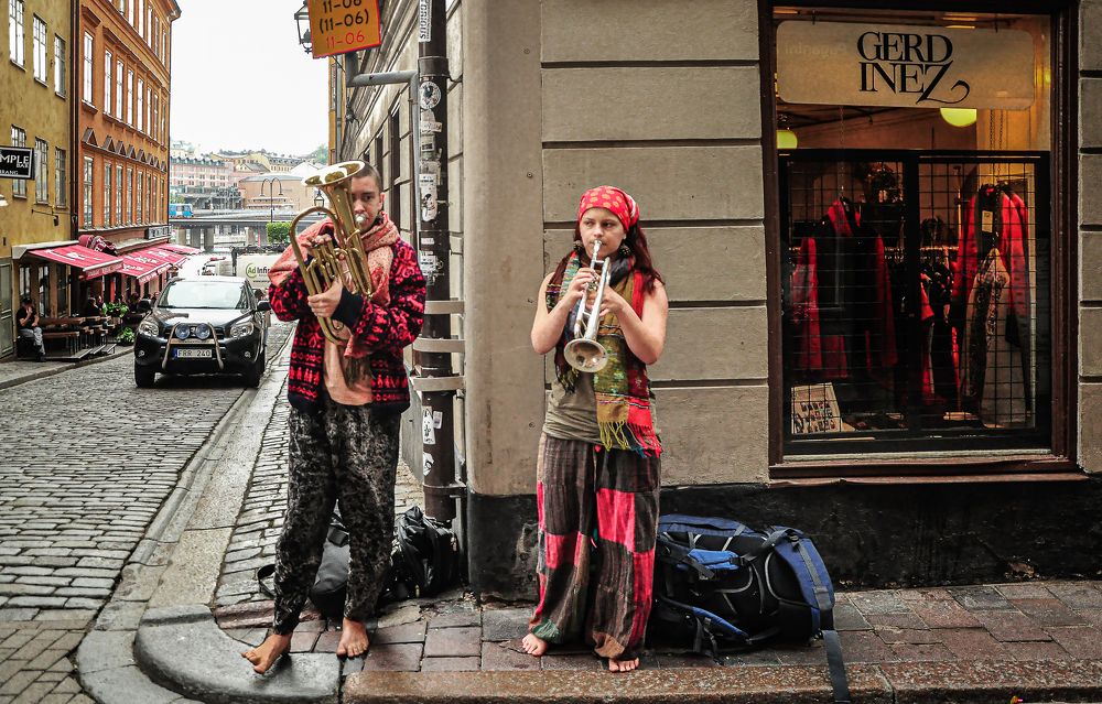 Уличный дуэт