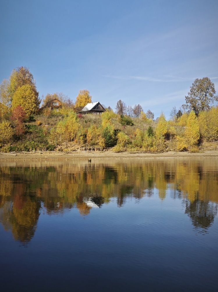 Поселок в осеннем наряде