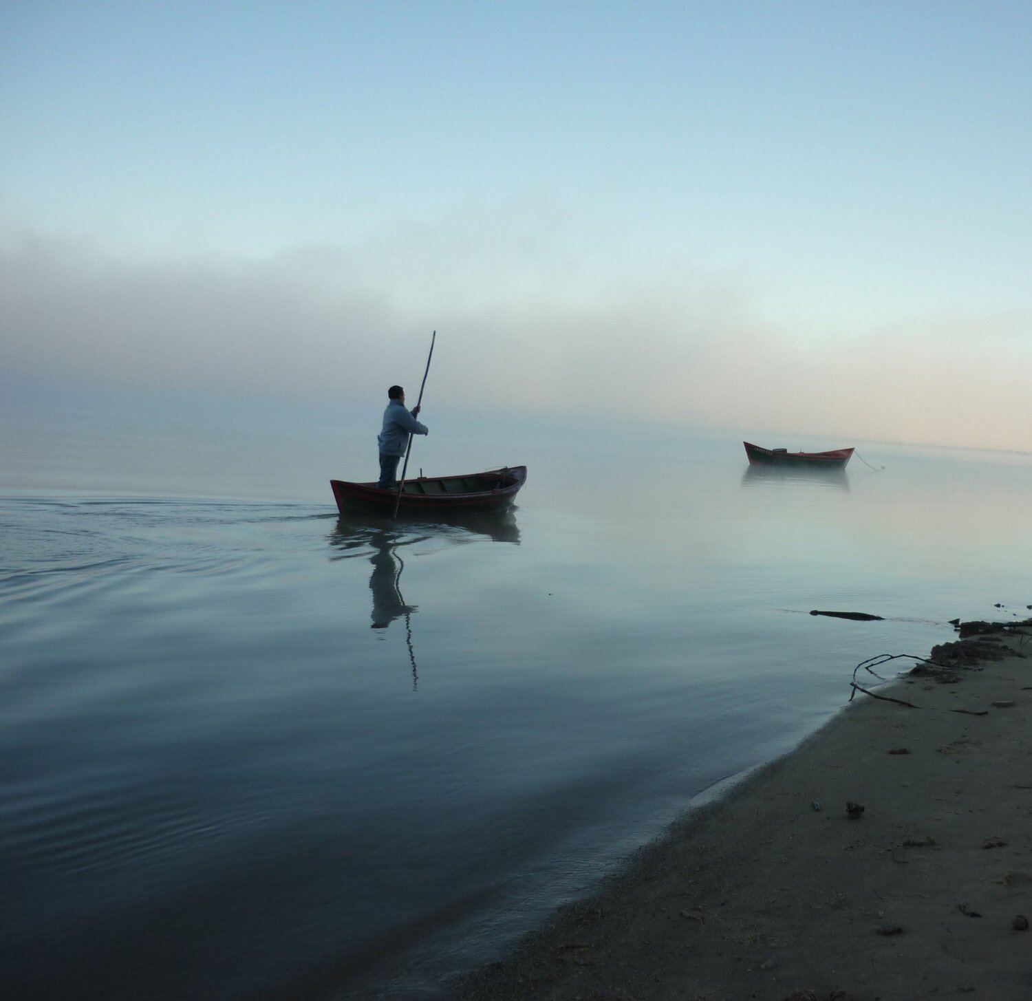 rio y canoa