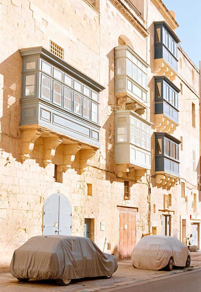 Sunlit Balconies of Malta