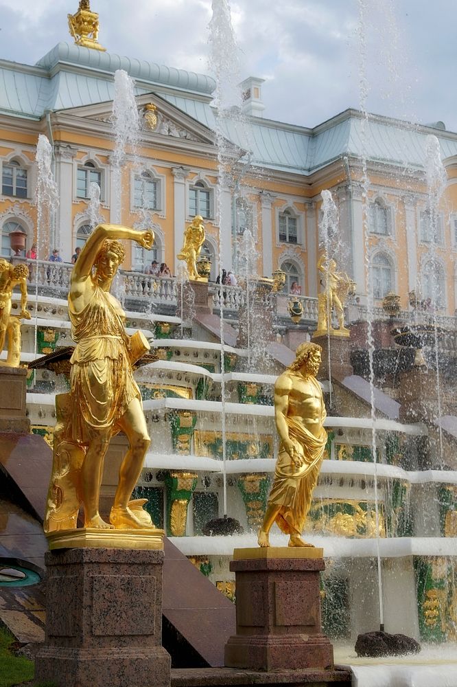 Петергоф. Большой каскад.