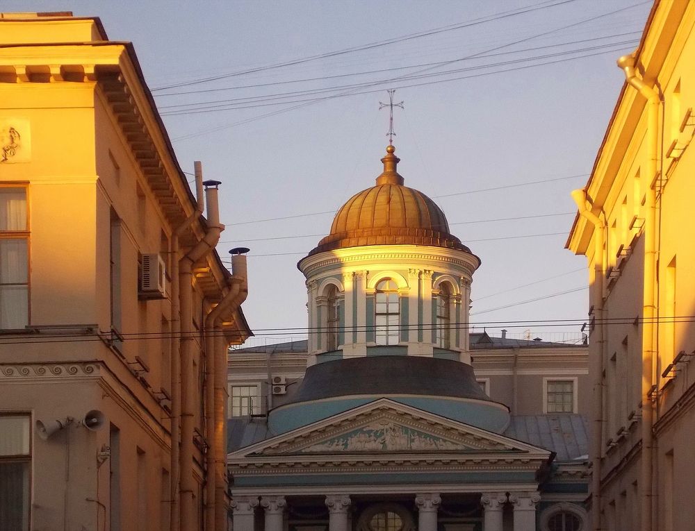 Золотые  домa нa  Невском. 16.02.2015 г,  17 чaс.