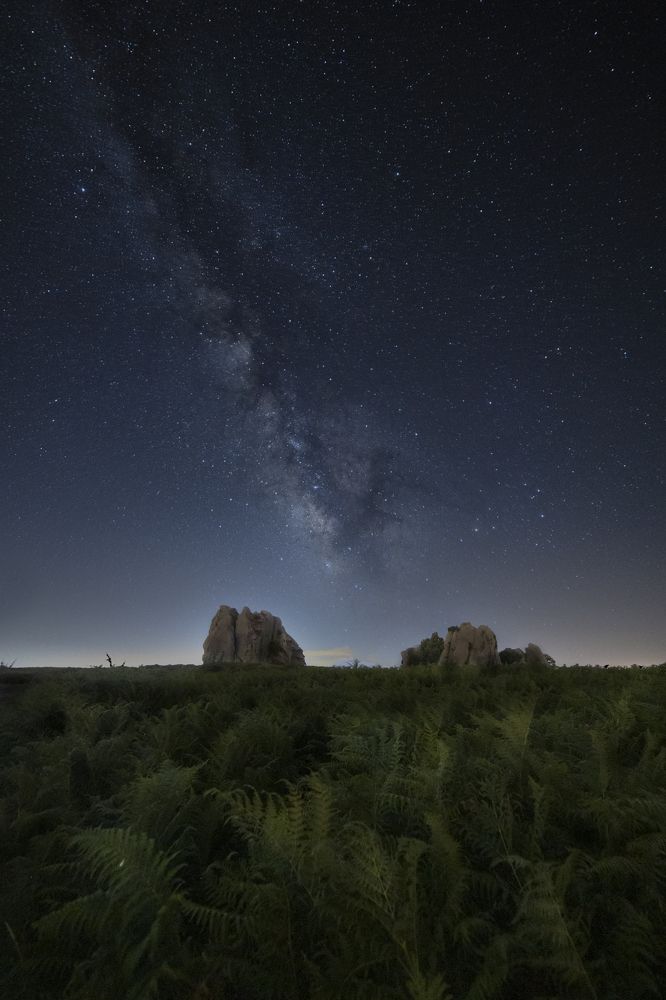 La Via Lattea e le rocche dell'Argimusco