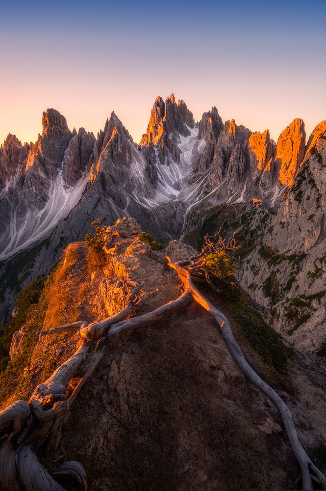 The unique sunrise view