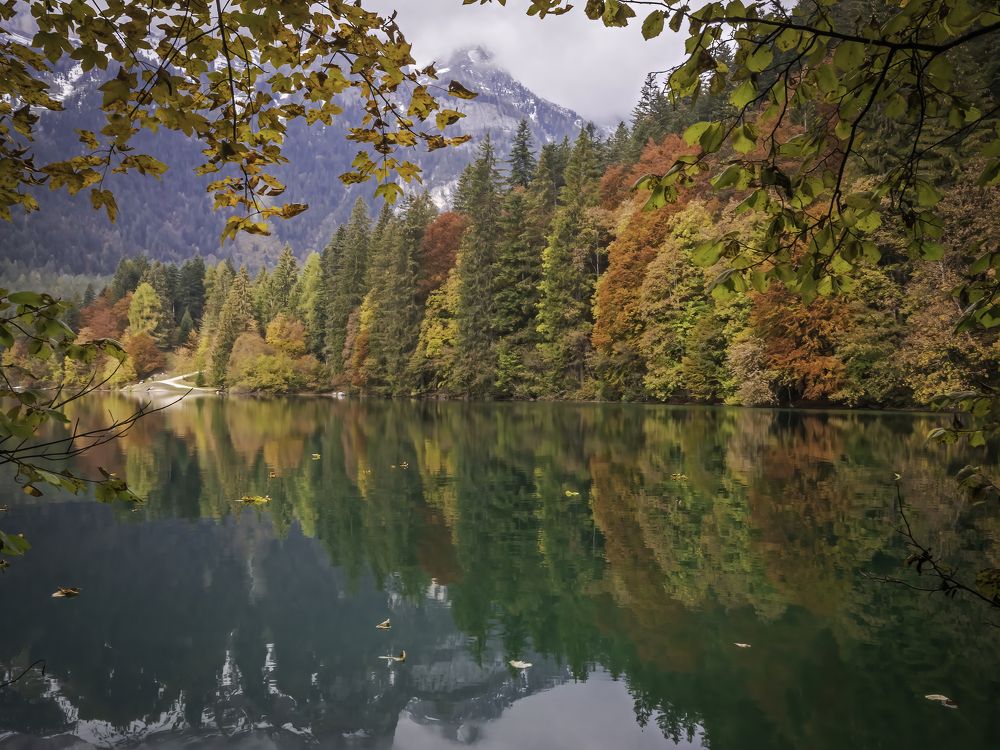 il riflesso del colore autunnale