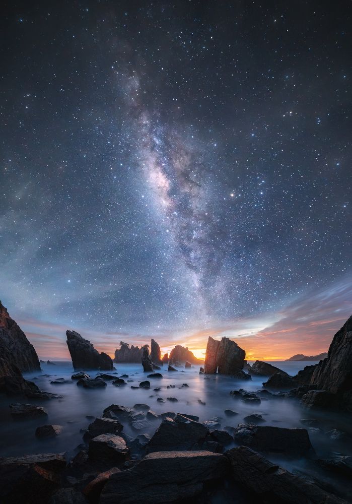 Rocks Formation Among The Stars