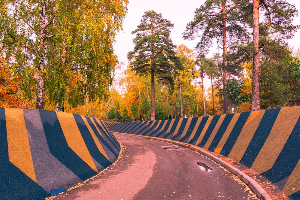Осенний парк Урицкого