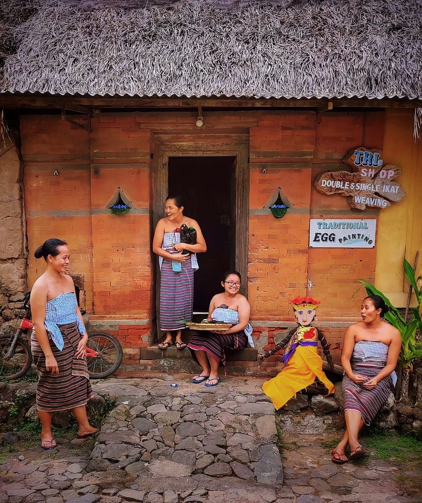 Woman in traditional dress