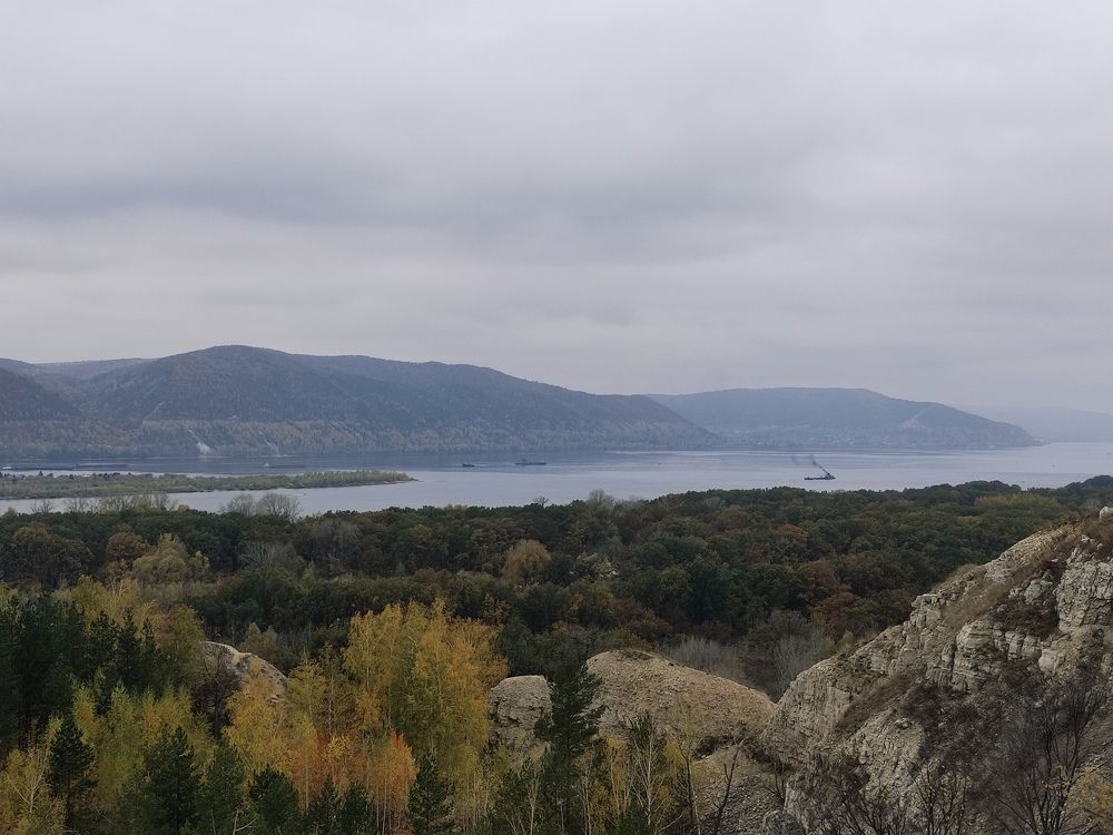 Вид на волгу с Царëва Кургана